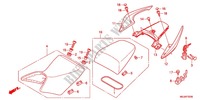 SINGLE SEAT (2) for Honda CBF 1000 F ABS TS 2012
