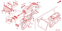 TAILLIGHT (2) for Honda CBR 600 F ABS WHITE 2012