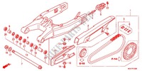 SWINGARM   CHAIN CASE for Honda CBR 600 F ABS 2012