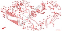RADIATOR for Honda CBR 600 F WHITE 2012