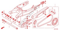 SWINGARM   CHAIN CASE for Honda CBR 600 F 2012