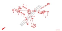 MAIN STAND   BRAKE PEDAL for Honda CBR 600 F 2012
