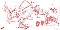 RADIATOR for Honda CBR 600 RR VERMELHO 2012