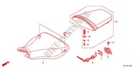SINGLE SEAT (2) for Honda CBR 600 RR ROUGE 2012