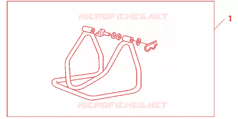 REAR PADDOCK STAND Honda MOTO 600 CBR 2012  CBR600RRC