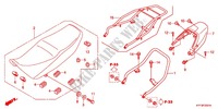 SEAT   REAR COWL (2) for Honda CB1 125 RUEDAS FUNDIDAS 2012