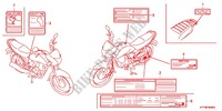 CAUTION LABEL (1) for Honda ACE 125 CASTED WHEELS 2012