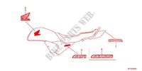 STICKERS (2) for Honda CB1 125 RADIOS RUEADA 2012