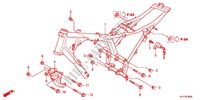 FRAME (1) for Honda ACE 125 SPOKED WHEELS 2012