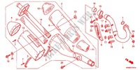 EXHAUST MUFFLER (CRF250RB/C/D) for Honda CRF 250 R 2012