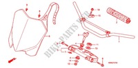 HANDLE PIPE/TOP BRIDGE (2) for Honda CRF 250 R 2012