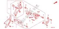 REAR BRAKE CALIPER for Honda CRF 250 X 2012