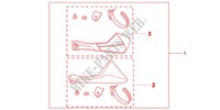 LEG DEFLECTORS for Honda NC 700 ABS 35KW 2012