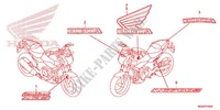 STICKERS for Honda NC 700 ABS 35KW 2012