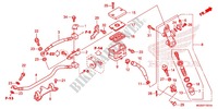 REAR BRAKE MASTER CYLINDER (NC700SA/SD) for Honda NC 700 ABS DCT 35KW 2012