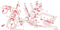 HANDLE PIPE/TOP BRIDGE (2) for Honda NC 700 ABS DCT 2012