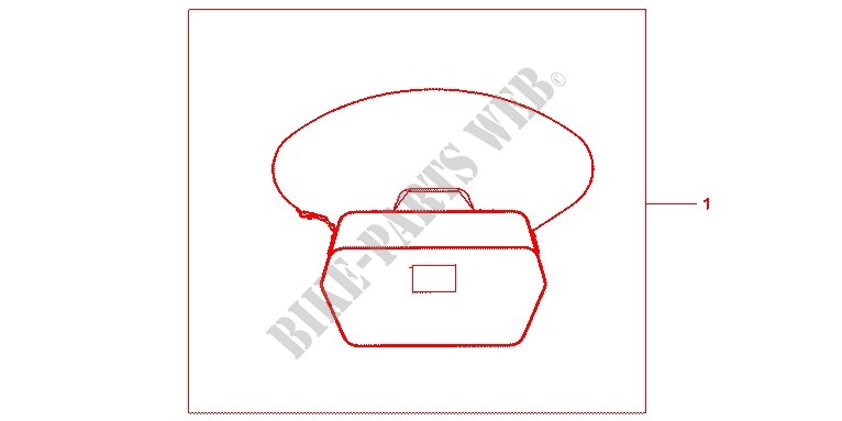 TOP BOX INNERBAG for Honda NC 700 X ABS 35KW 2012