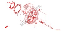 FRONT WHEEL for Honda NC 700 X ABS 35KW 2012