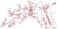 REAR BRAKE MASTER CYLINDER (NC700XA/XD) for Honda NC 700 X ABS 35KW 2012