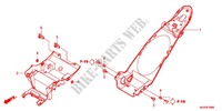 REAR FENDER for Honda NC 700 X ABS 35KW 2012