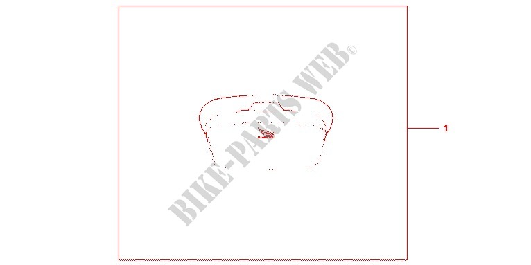 DX 45L TOP BOX INNERBAG for Honda NC 700 X ABS 35KW 2012