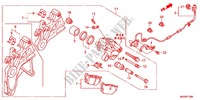 REAR BRAKE CALIPER for Honda NC 700 X ABS 2012