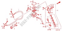 REAR BRAKE MASTER CYLINDER (NC700X) for Honda NC 700 X 2012