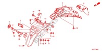 REAR FENDER (NSC50WHC/MPDC) for Honda VISION 50 2012