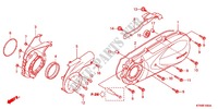 LEFT CRANKCASE COVER   ALTERNATOR (2) for Honda SH 300 R ABS TYPE 2E 2012