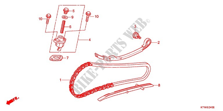 CAM CHAIN   TENSIONER for Honda SH 300 R ABS TYPE 2E 2012