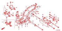 FRAME for Honda SH 300 R ABS BLANC TYPE F 2012