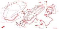 LUGGAGE BOX for Honda SH 300 R ABS BLANC TYPE F 2012