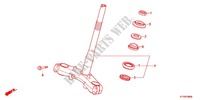 STEERING STEM for Honda SH 300 R ABS BLANC TYPE F 2012