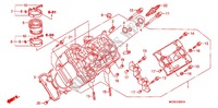 LEFT CYLINDER HEAD for Honda ST 1300 ABS 2012