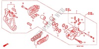 REAR BRAKE CALIPER for Honda ST 1300 ABS 2012