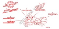 STICKERS for Honda ST 1300 ABS 2012