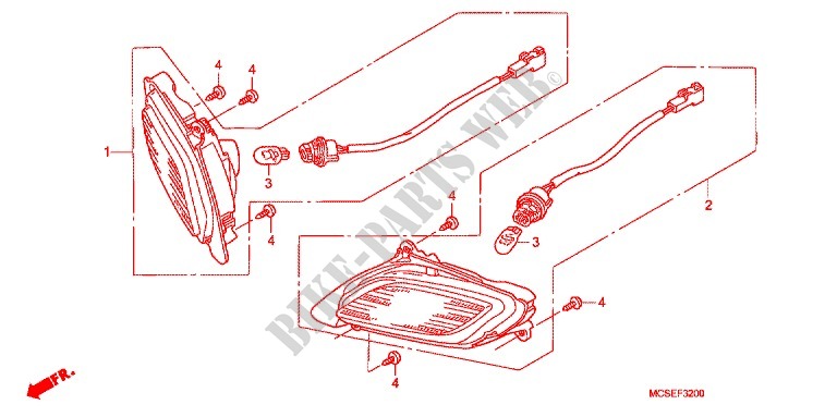 INDICATOR (2) for Honda ST 1300 ABS 2012