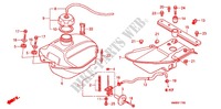 FUEL TANK for Honda TRX 250 FOURTRAX RECON Standard 2012