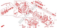 REAR FINAL GEAR for Honda TRX 250 FOURTRAX RECON Standard 2012