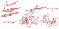 STICKERS (TRX400EX8/X9/XC/XD) for Honda SPORTRAX TRX 400 X 2012