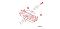 TAILLIGHT (TRX400EX8/X9/XC/XD) for Honda SPORTRAX TRX 400 X 2012