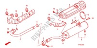 EXHAUST MUFFLER (2) for Honda FOURTRAX 420 RANCHER 4X4 AT 2012