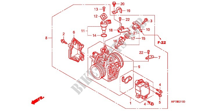 THROTTLE BODY for Honda FOURTRAX 420 RANCHER 4X4 AT 2012