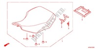 SINGLE SEAT (2) for Honda FOURTRAX 420 RANCHER 4X4 Electric Shift 2012