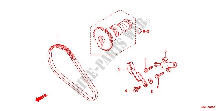 CAM CHAIN   TENSIONER for Honda FOURTRAX 420 RANCHER 4X4 PS RED 2012