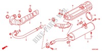 EXHAUST MUFFLER (2) for Honda FOURTRAX 500 FOREMAN 4X4 Electric Shift, Power Steering 2012