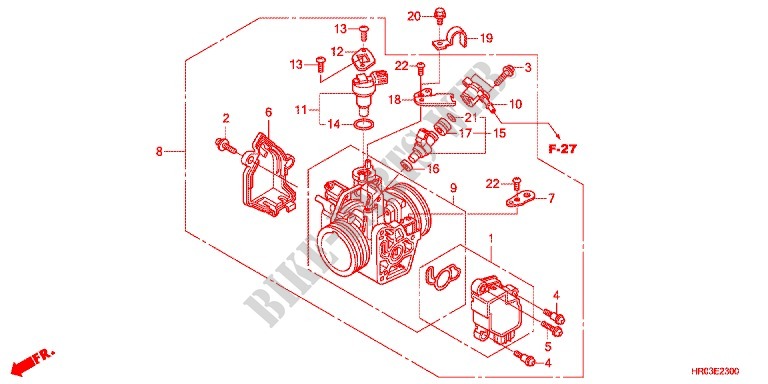 THROTTLE BODY for Honda FOURTRAX 500 FOREMAN 4X4 Electric Shift, Power Steering 2012