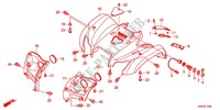 FRONT FENDER for Honda FOURTRAX 500 FOREMAN 4X4 Power Steering 2012