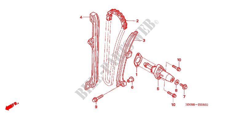 CAM CHAIN   TENSIONER for Honda FOURTRAX 680 RINCON 2012