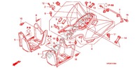 REAR FENDER for Honda SPORTRAX TRX 90 2012